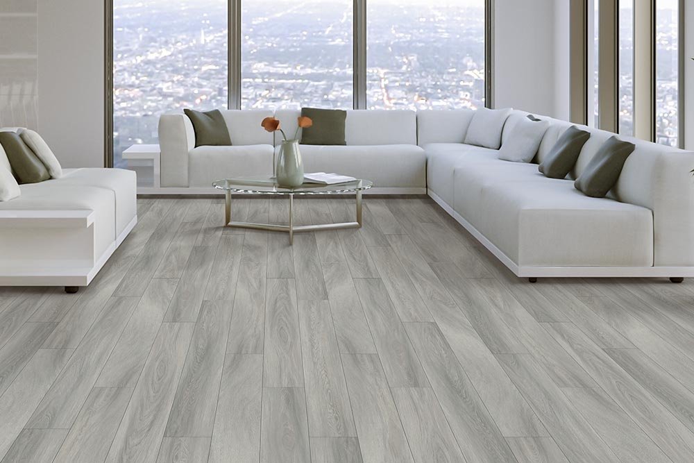 Living Room Gray Greige Luxury Vinyl Plank LVP -  COLORTILE of Kennewick in Kennewick, WA